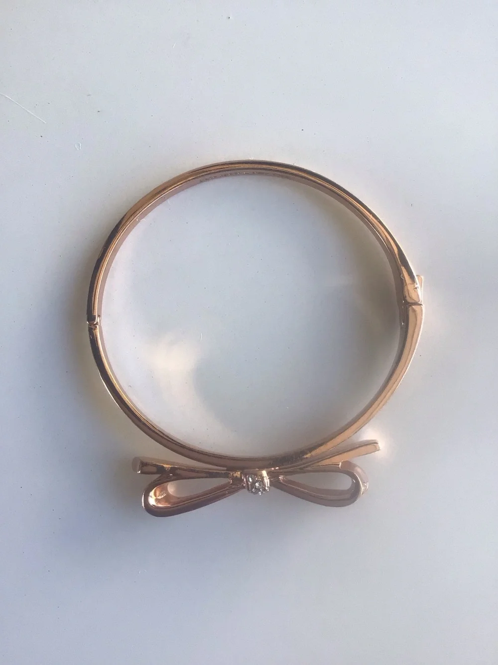 Kate Spade crystal rhinestones jewel bow bracelet